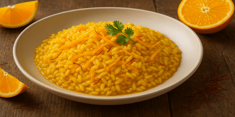 Arròs amb Taronja i Safrà