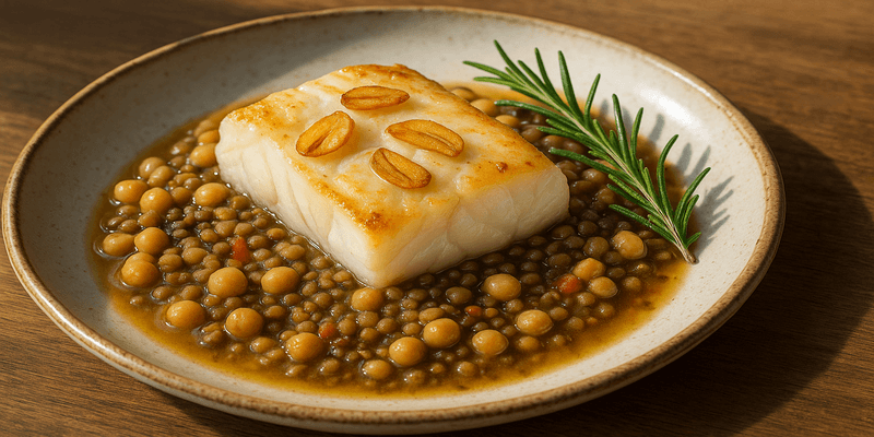 Bacallà amb Llegums