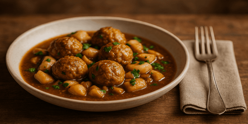 Mandonguilles amb Sípia  - Forki