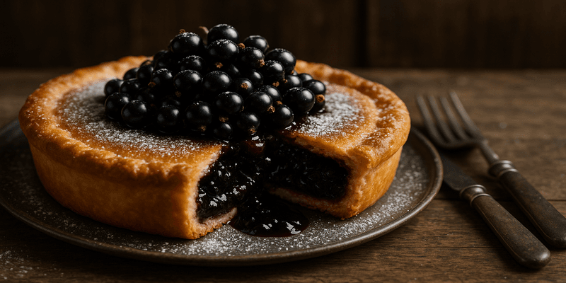 Pastís de Groseles Negres