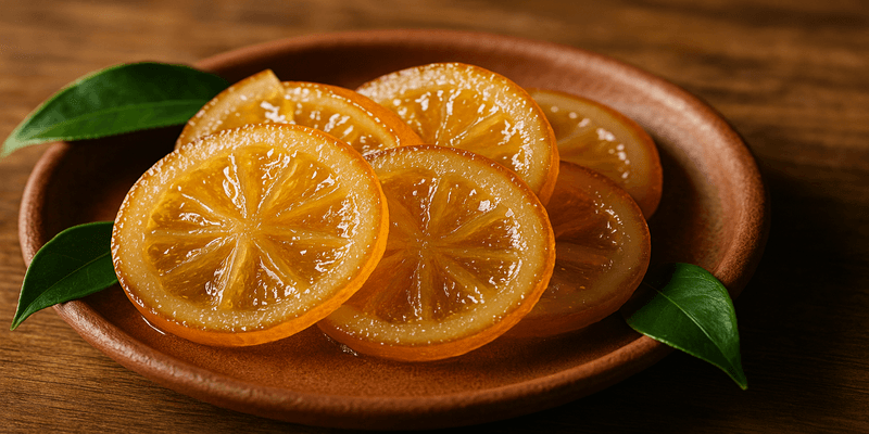 Taronja O Llimona Confitada