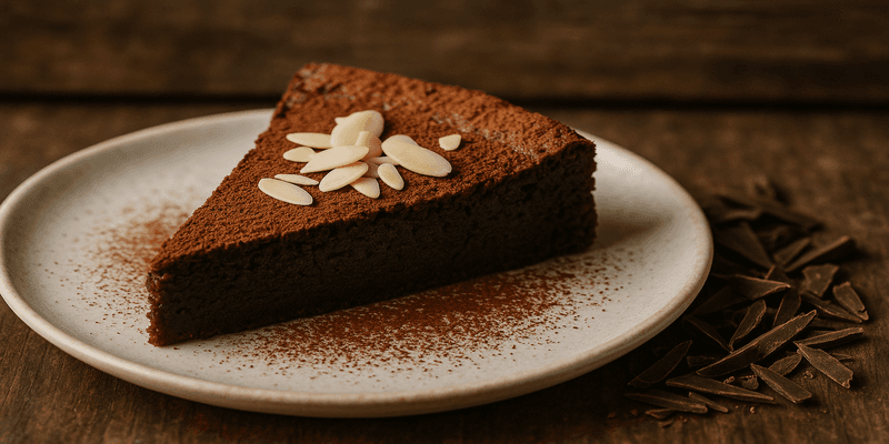 Tarta Caprese de Xocolata