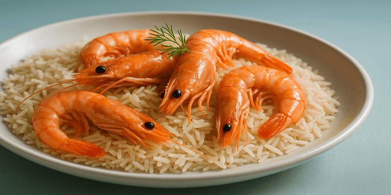 Arròs Basmati amb Llagostins Recepta de Carme Ruscalleda (Sant Pau)