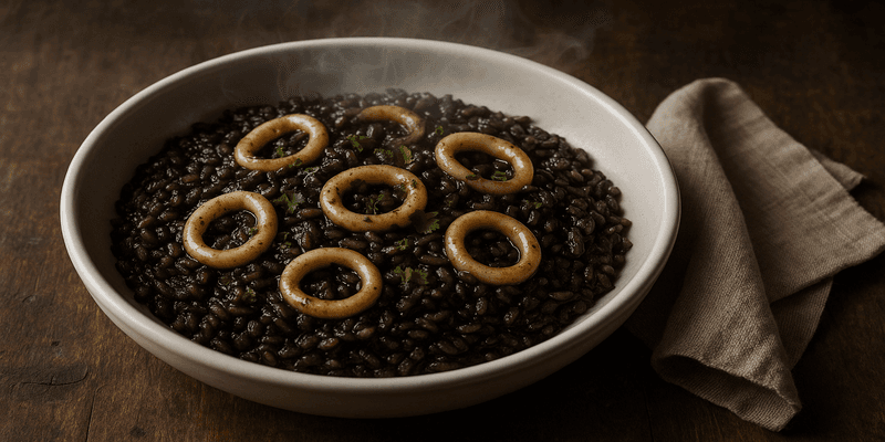 Header image for ARRÒS NEGRE DE SÍPIA (recepta den Ferran Adrià del Bulli)