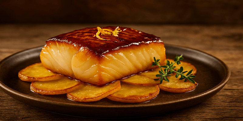 Header image for Bacallà Lacat amb Patates Maxims