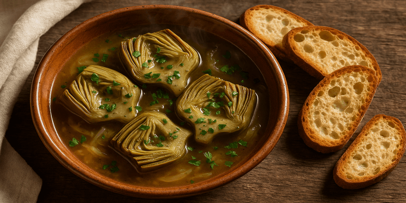 Header image for CARXOFES A LA CASSOLA amb PA (recepta de Santi Vila - restaurant Alkimia)