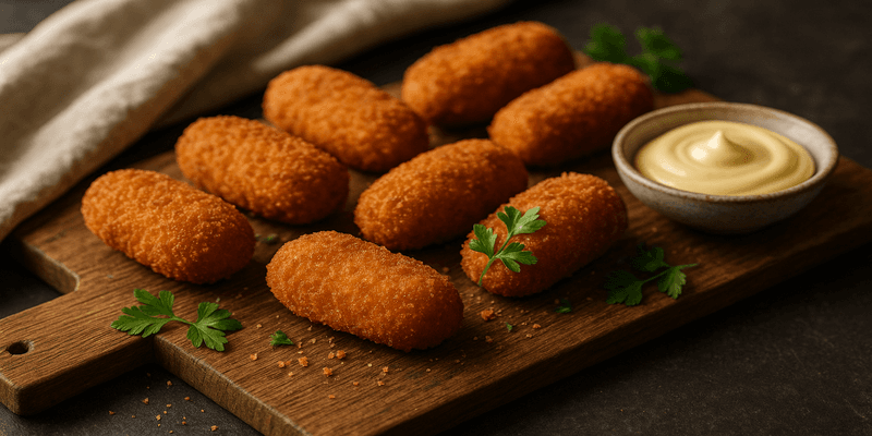Header image for CROQUETES DE POLLASTRE recepta de lÀngels Margarit i Riu