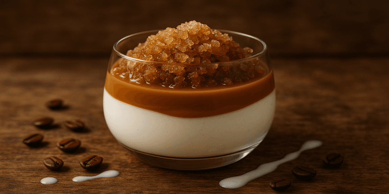 Header image for Dulce de Leche amb Mouse de Iogurt i Granissat de Café