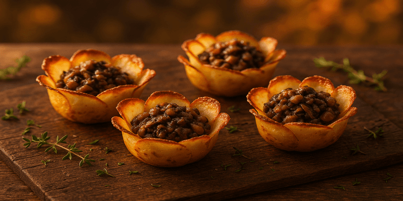 Header image for Flors de Patata Farcides de Bolets (O de Qualsevol Altra Cosa) (