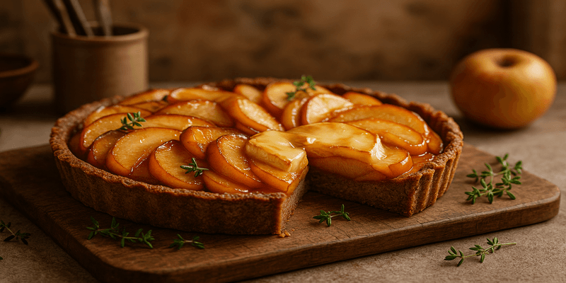 Header image for Tarta de Pomes i Formatge Camembert