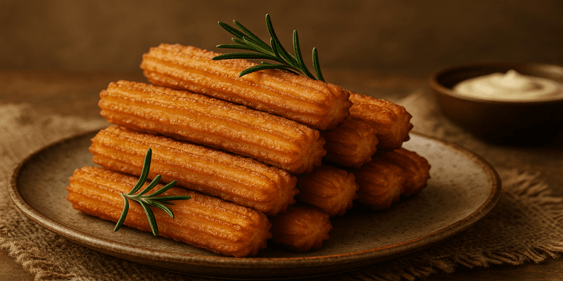 Header image for XURROS DE PATATA recepta germans Torres ( Michelin)
